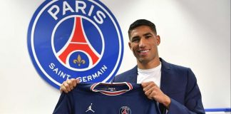 Paris Saint-Germain signs Morocco right-back Achraf Hakimi for €70m