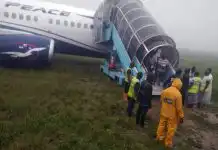 Watch moment highly placed Nigerians React after they survived a Plane Crash in ilorin (video)