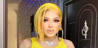 Cross-dresser, Bobrisky finally showcase his new physique after butt surgery (Video)