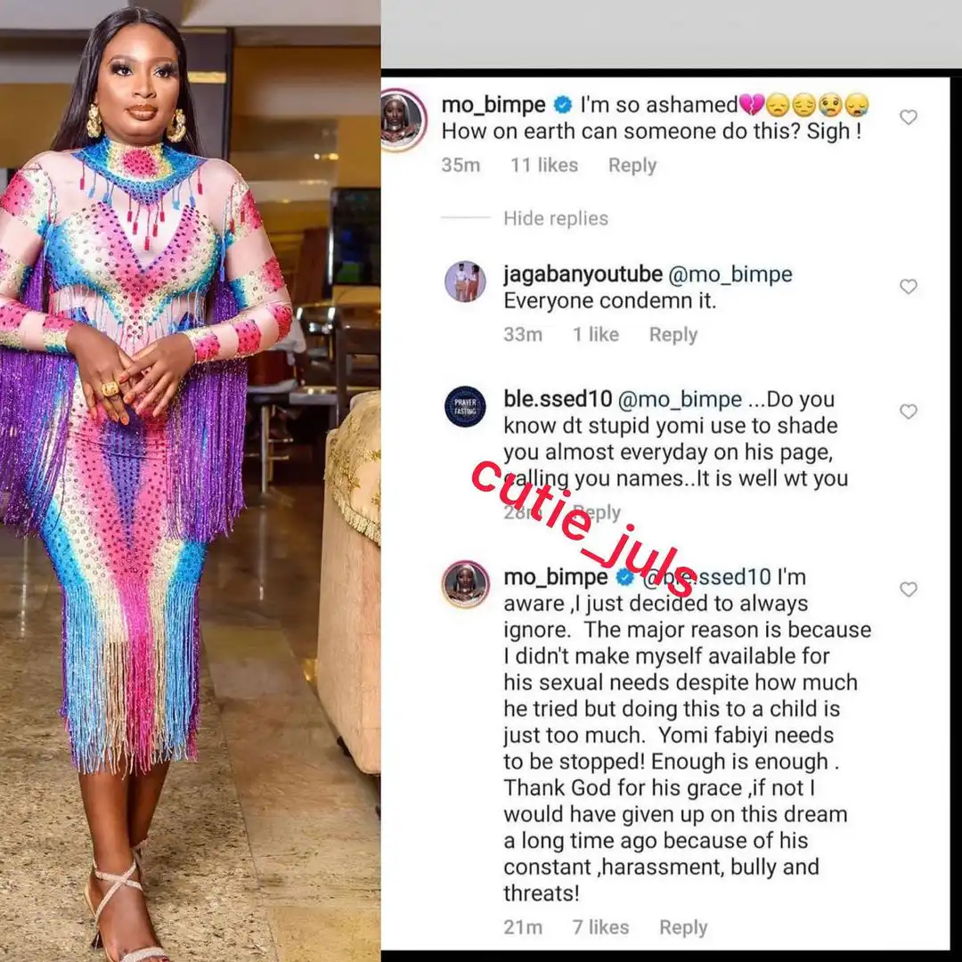 Actress, Mo Bimpe shares her experience with Yomi Fabiyi amid 'Omo Iyabo' movie