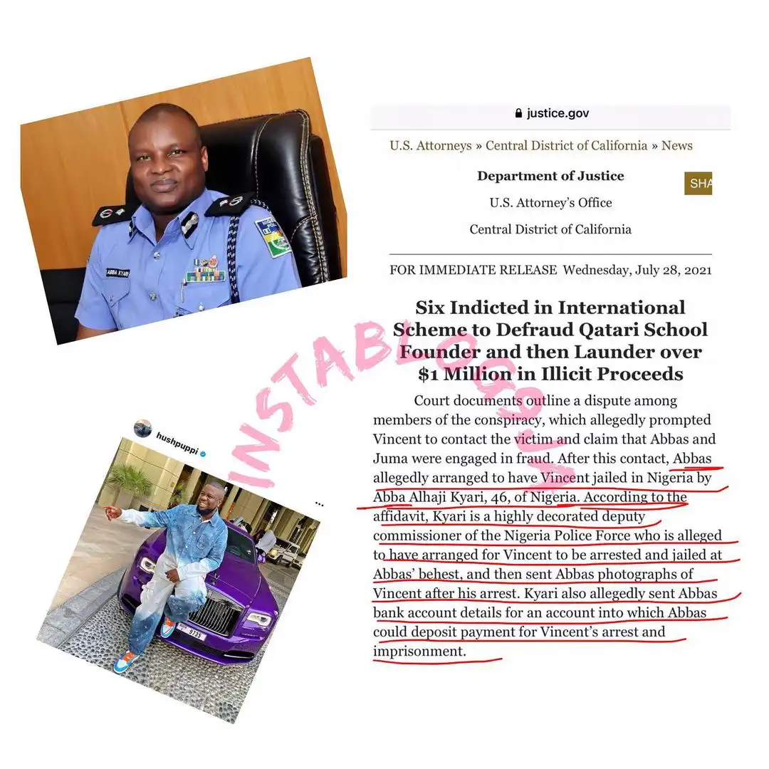 How Hushpuppi allegedly bribed DCP Abba Kyari — US Government reveals
