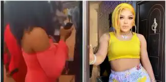 "I'm embarrassed" - Bobrisky reacts as some girls were bounced off Cubana’s compound (Video)