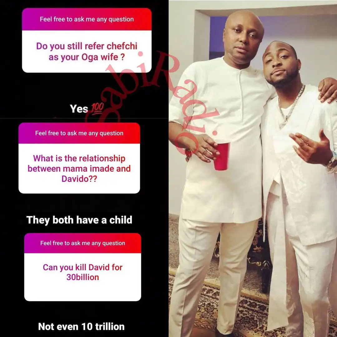 I still refer to Chioma as Davido’s wife — Israel DMW as he reveals DMW deepest secrets 2 I still refer to Chioma as Davido’s wife — Israel DMW as he reveals DMW deepest secrets