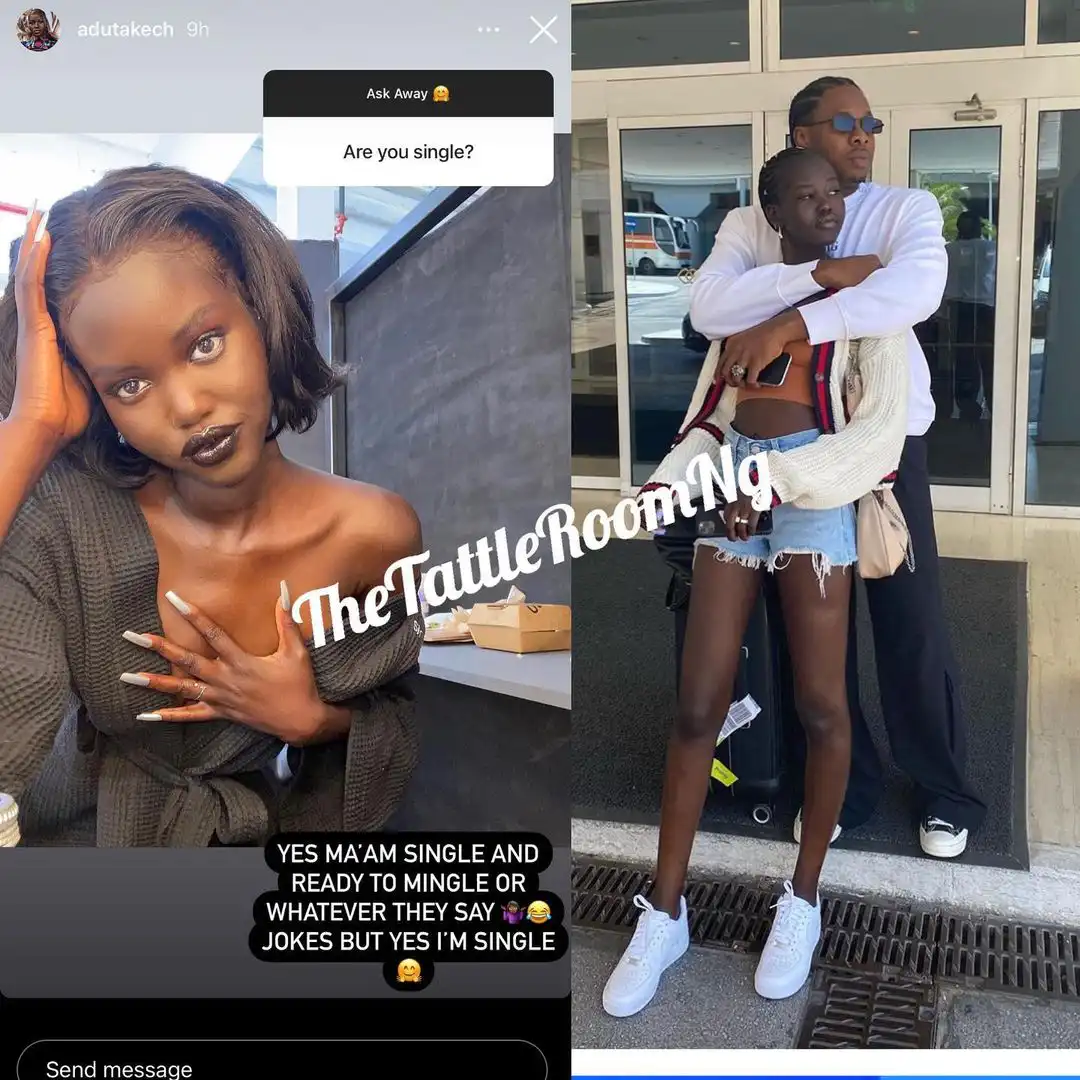Runtown's relationship with model, Adut Akech, allegedly hits the rock