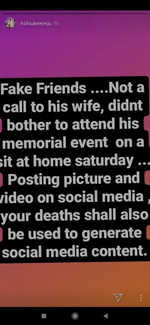 Your deaths will be used to generate social media content - Sound Sultan’s elder brother calls out his f*ke friends