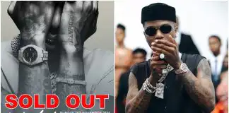 Sold out the O2 in 12mins - Wizkid Brags about Selling out the Famous O2 Arena for the Third Time