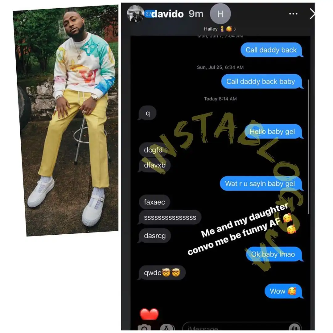 Stop calling/texting Hailey's iPad, she's a girl - Davido’s baby mama, Amanda warn fans