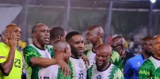 Ex-Super Eagles Draw Former 3SC Team In Ibadan (photos)