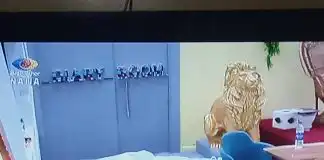  #BBNaija: Drama as housemates sleep in front of diary room after Nini went missing (video)