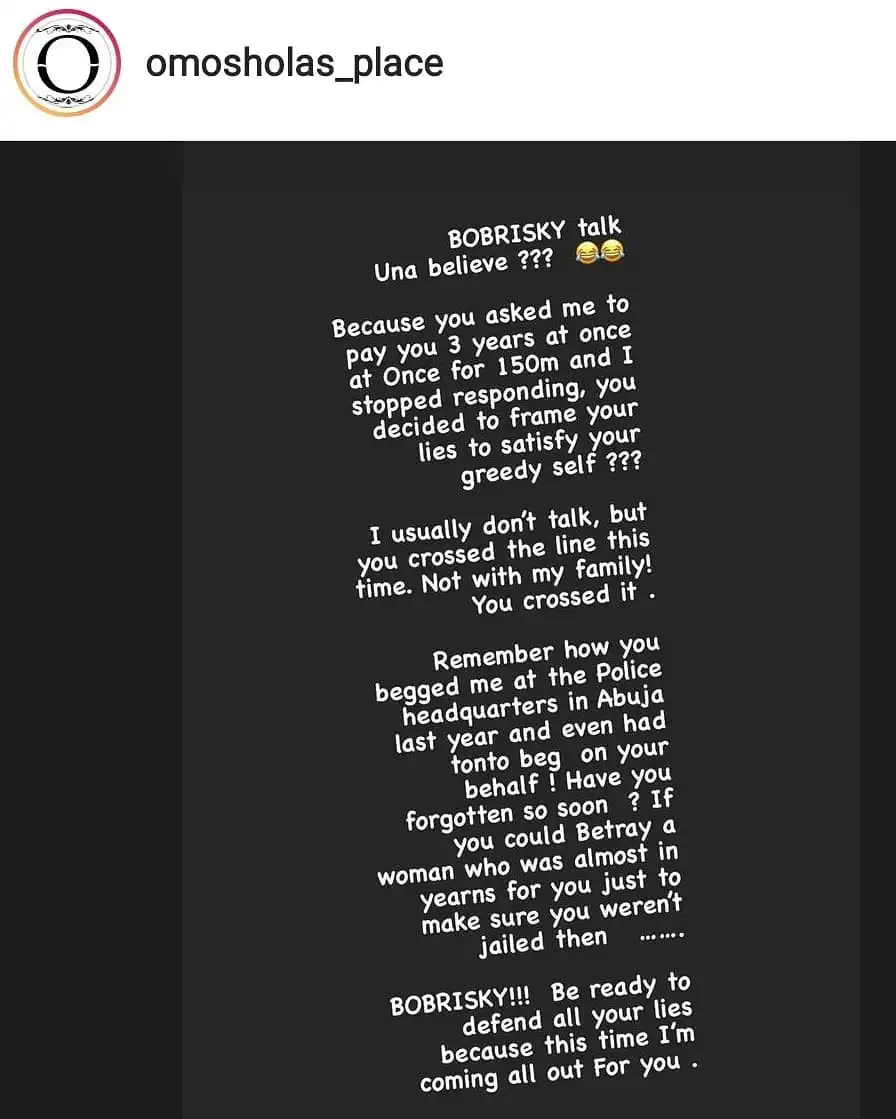 Why Bobrisky was deported from Dubai - Kanyamata seller, Omoshola opens up