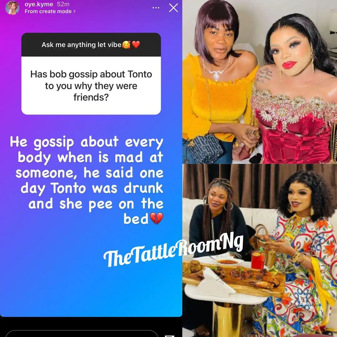 "He gossips about Tonto Dikeh" - Bobrisky's ex-PA, Oye, reveals his deepest secret