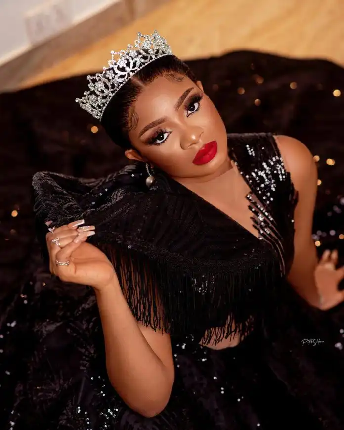 The goal for me is to stay humble and secure the bag- Ex-BBnaija star, Queen gushes over photos of Obi Cubana and his wife