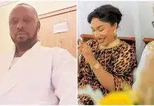 Actress, Tonto Dikeh shades ex, Kpokpogri, posts funny picture