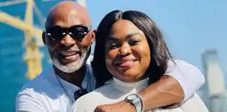 Nollywood Actor, Richard Mofe Damijo and wife celebrates their 21st wedding anniversary