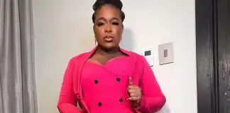 OAP Moet Abebe says, looking hot in a 3 piece Mini dress