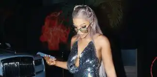 Mercy Eke goes Braless and pant-less, Shows Off Bare Butt in a black sheer dress (18+ Photos)