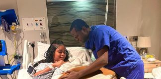 Senator Smart’s daughter, Deola and husband, Jeweler Malivelihood, welcome baby girl