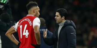 Arsenal Coach, Arteta fire takes a dig at Pierre-Emerick Aubameyang