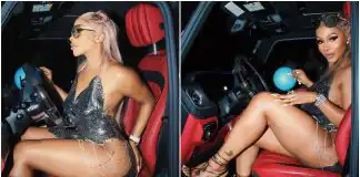 Mercy Eke goes Braless and pant-less, Shows Off Bare Butt in a black sheer dress (18+ Photos)