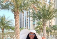 "Na wa o" - Actress Omotola Jalade-Ekeinde reacts to her daughter's bikini photos