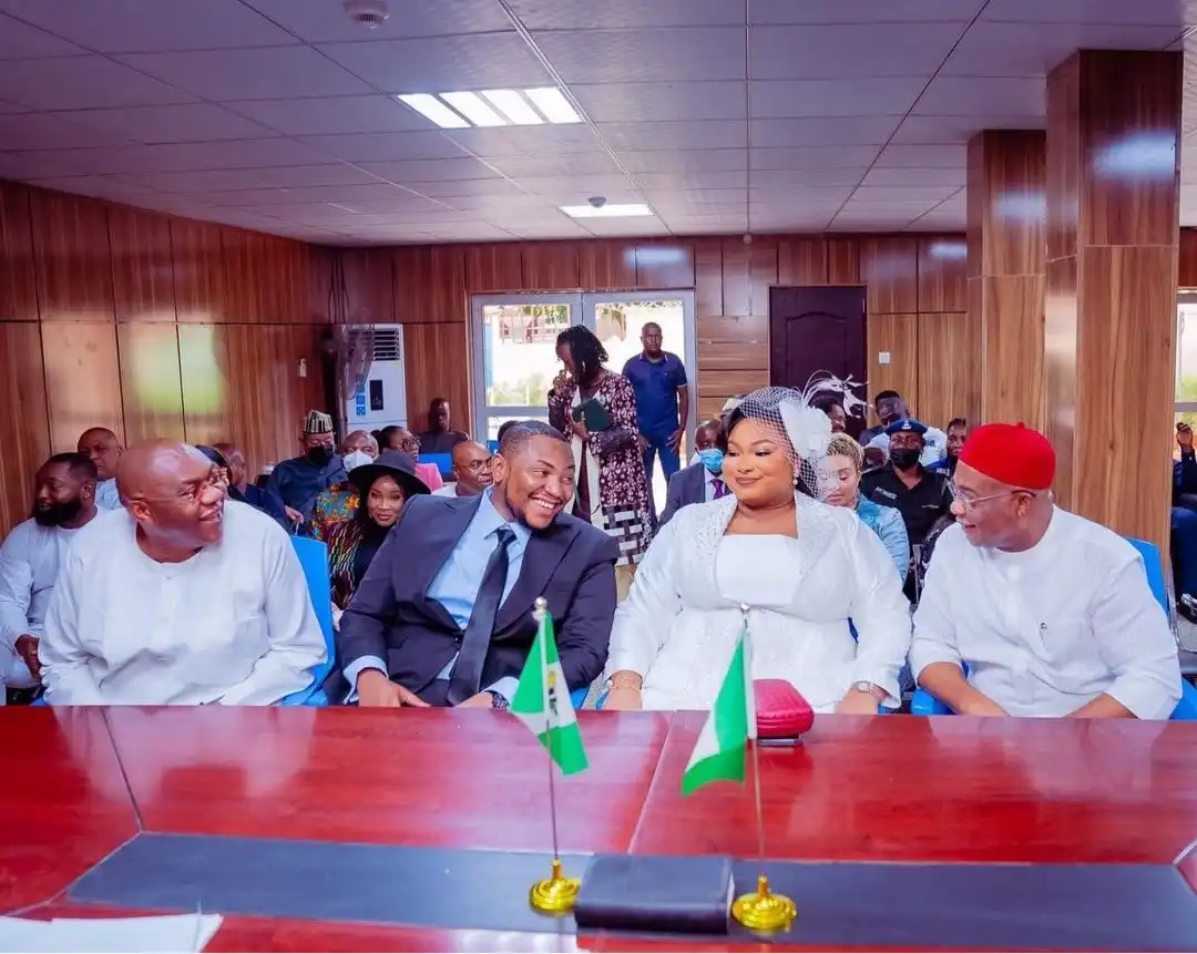 See Adorable Photos from Imo Governor Hope Uzodimma's daughter's wedding
