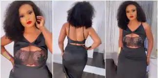 “She for kuku no wear cloth at all” – Maureen Esisi’s outfit to wedding party sparks outrage (Video)