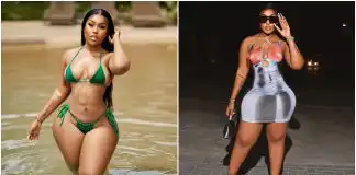 Ghanaian singer, Fantana flaunts her deadly physical shape, sets social media on fire (photos)