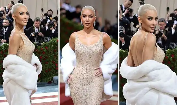 Kim Kardashian was initially denied permission to wear Marilyn Monroe's outfit at the 2022 Met Gala (photos)