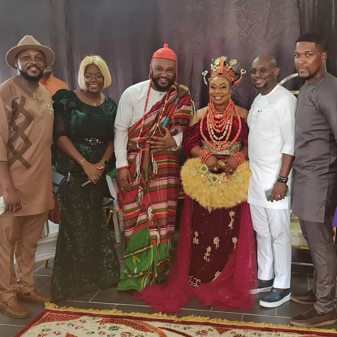 Actor Blossom Chukwujekwu weds Pastor Chris Oyakhilome’s niece (Photos)