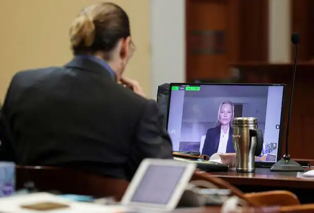 Kate Moss debunks claim of ex Johnny Depp pushing her down stairs as she testifies at Amber Heard defamation trial