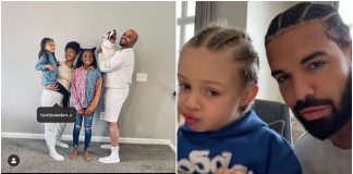 Drake gets back at man who left negative comment about his son by following the man's wife and sending her a DM