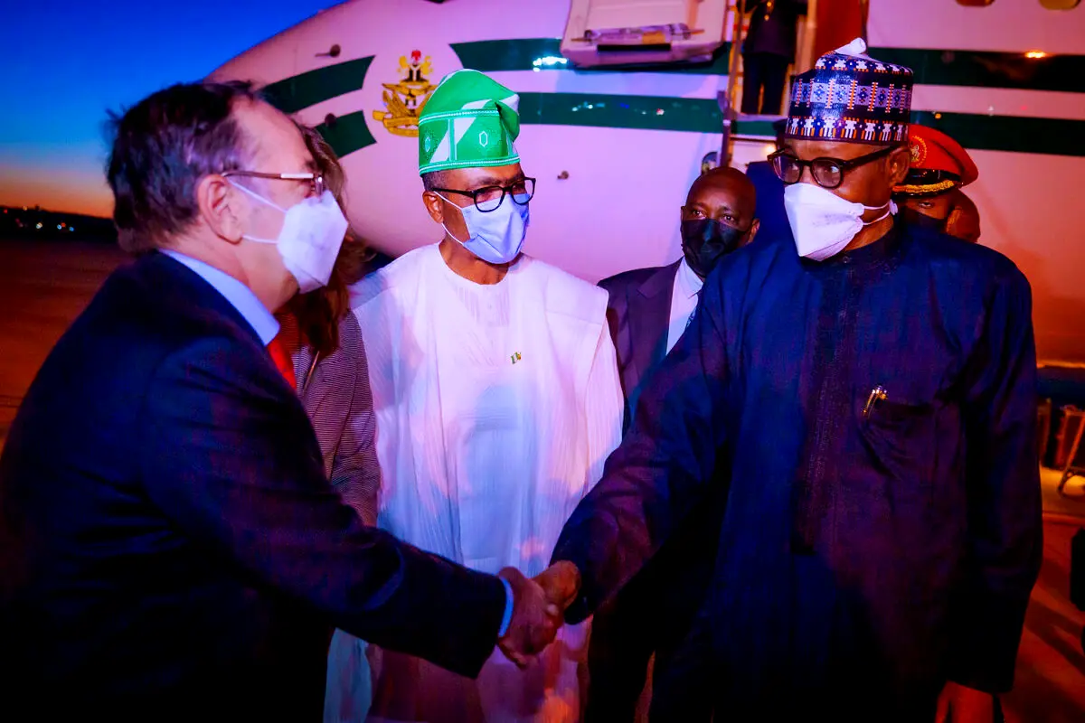 Photos: President Buhari arrives Spain ahead of State Visit