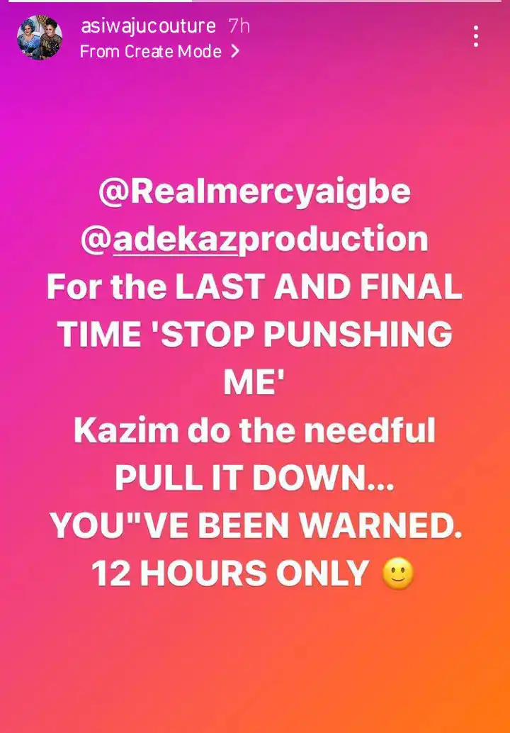 Stop pushing me Funsho Adeoti drags Mercy Aigbe and Kazim Adeoti Kemi Filani blog.jpg