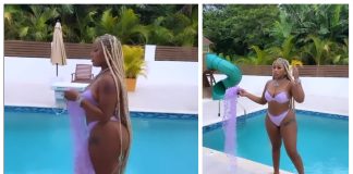 Burna Boy Ex, Stefflon Don serving hot banging body, weeks after serving Burna Boy Breakfast (video)