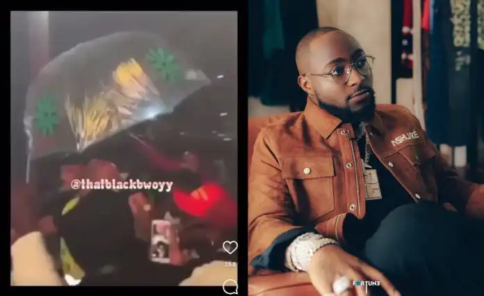 Watch Moment Davido Falls to the ground while fighting with show promoters after he failed to gather crowd as promised for their concert (video)