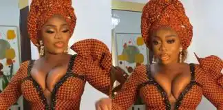 Nigerians react to Skit maker Ashmusy’s cleavage revealing post