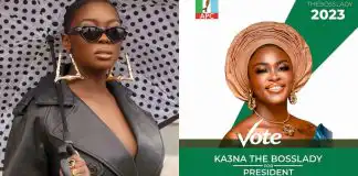 Reality Star, Ka3na declares to run for president under APC