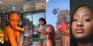 “So Tems dey smoke !gbo?, No wonder her songs de sweet”- Reactions as a video of Tems & Ayra Starr on vacation goes viral (video)