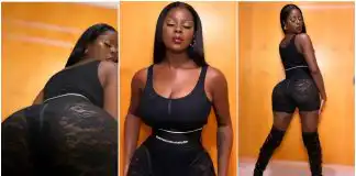Khloe Abiri, a reality star on Big Brother Naija, is flaunting her voluptuous behind in new photos