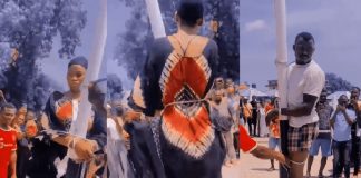 Two Ghanaian Lovers Flogged For Leaking Their Sex Tape (Video)