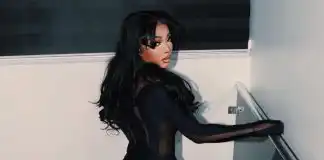 Toke Makinwa shows off her curves in clinging see-through bodysuit (photos)