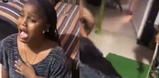 Boyfriend 'strips girlfriend naked' and then flogs her in the presence of his friends for allegedly cheating on him in Kwara State (video)