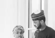 Hanan Buhari shares photo of her baby boy and Husband as she celebrate father's day