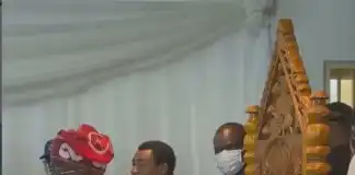 If you want a white cap from the President, you have to be firm - Tinubu tells Lagos first class chiefs to prepare for election (video)