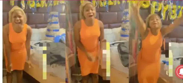 “Ogun Kill My Ex” – Lady Jumps Excitedly As Her Boyfriend Surprises Her with Loads of Gift on Birthday (VIDEO)