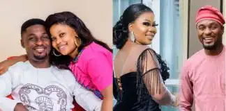 Adeniyi Johnson calls out wife, Seyi Edun for infecting him with ‘virus’ days after returning from UK