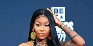 Summer Walker goes totally topless at BET Awards red carpet hours after announcing she’s pregnant with second child