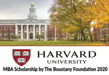 Harvard University MBA Scholarship 2023 (Fully Funded, US$102,200)