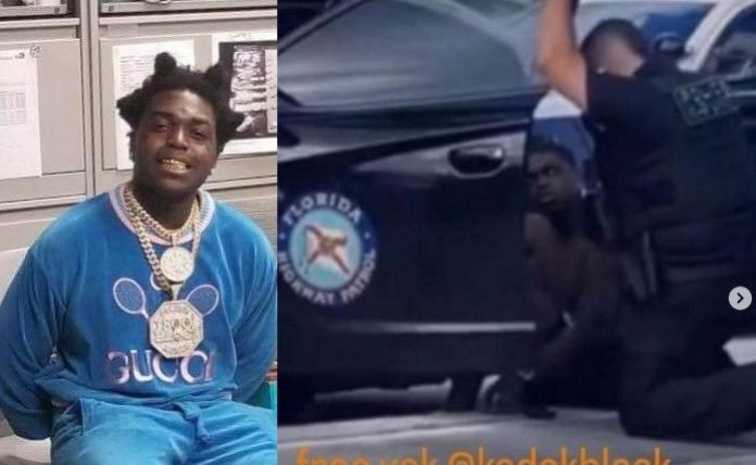 Rapper Kodak Black arrested in Florida on drug trafficking charges after Police found dozens of oxycodone pills on him Rapper Kodak Black arrested in Florida on drug trafficking charges after Police found dozens of oxycodone pills on him