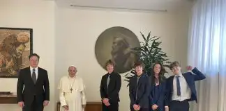 World Richest Man, Elon Musk visits Pope Francis with his children